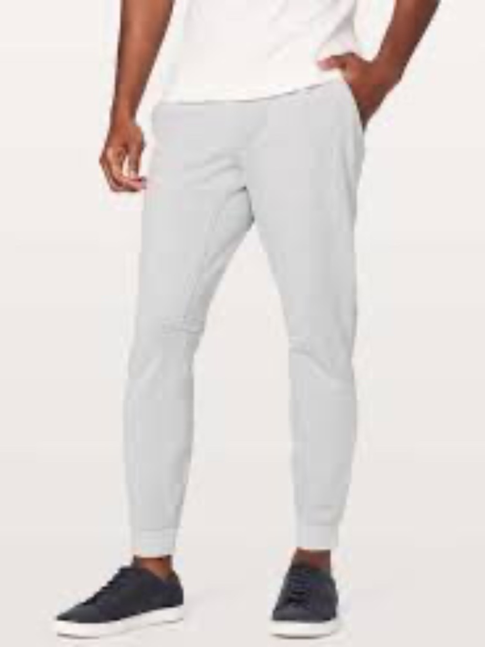 Lululemon City Sweat Jogger Men Size XS Heathered Light Gray